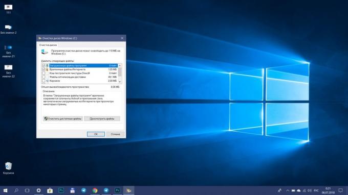 Kaip pagreitinti Windows 10. nuvalykite diską