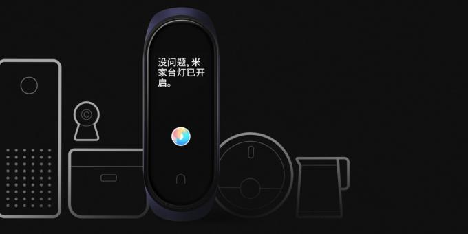 Xiaomi Mi Band "4 sugeba kontroliuoti prietaisus