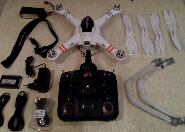 APŽVALGA: quadrocopter Walkera X350 Pro "- atviro kodo analoginis fantomas