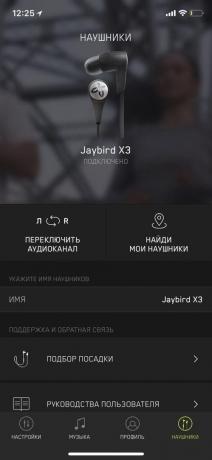 Jaybird X3: mobiliųjų telefonų