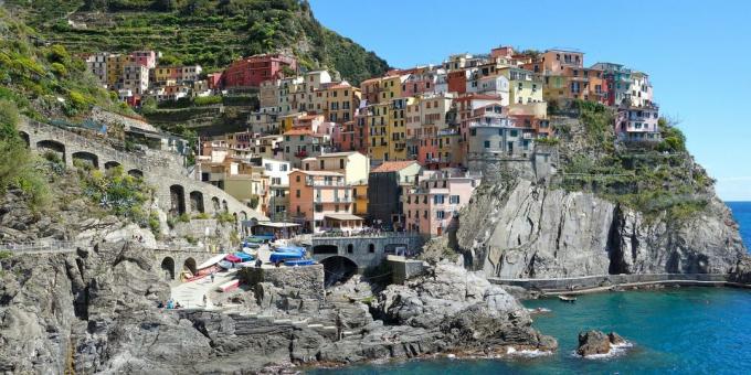 Kur eiti Europoje, nacionalinis parkas "Cinque Terre", Italija