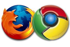 Iki minimumo sumažinti sąsaja "Chrome" ir "Firefox"