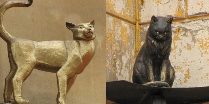 Paminklai Sankt Peterburge: Paminklas Elisha katė ir katė Vasilisa