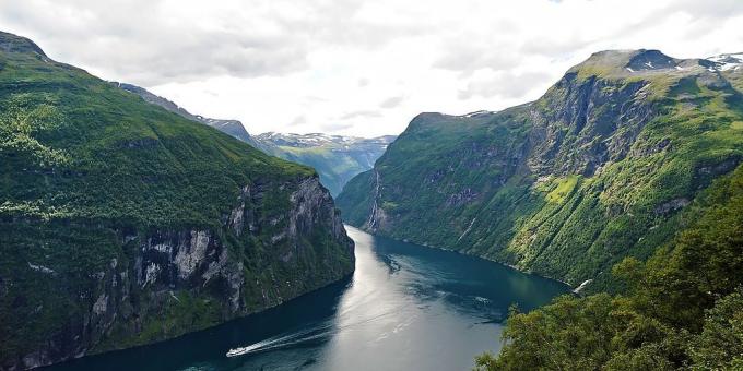 Kur eiti Europoje: Geirangerio fjordas, Norvegijos