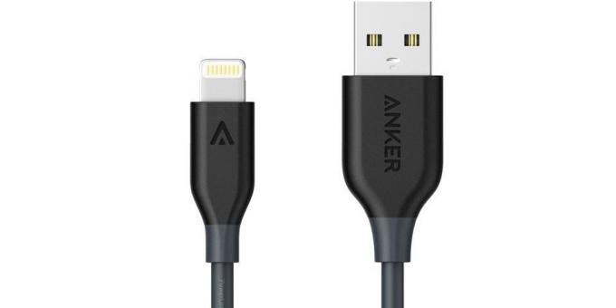 Kur įsigyti gerą kabelį iPhone: Anker PowerLine kabelis