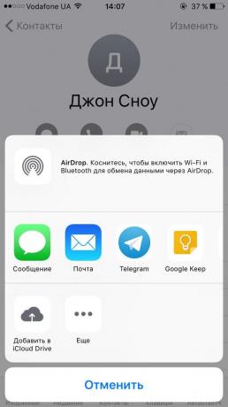 Kaip perkelti adresatus iš iPhone į iPhone su mobiliuoju app "Kontaktai"