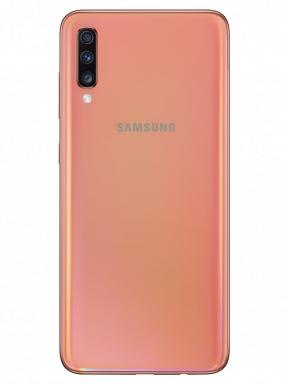 "Samsung" Galaxy A70: naujiena su didžiule ekranas ir 4500 mAh baterija