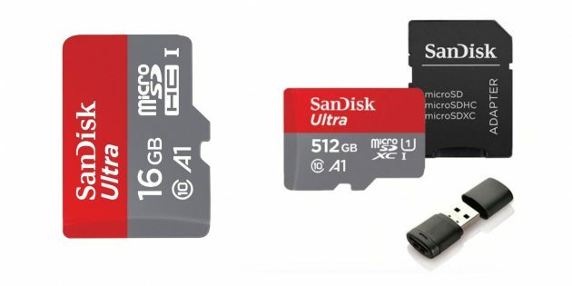 „Sandisk MicroSD“ kortelė
