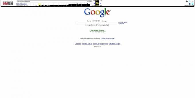 Žiniatinklio archyvas: „Google“ svetainės kopija
