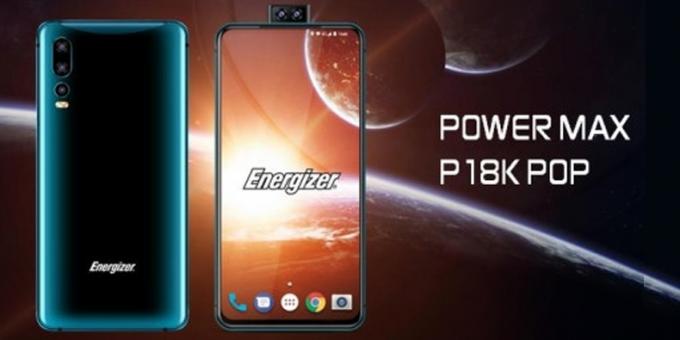 Naujasis išmanusis telefonas "Energizer: Galia Maks P18K Pop