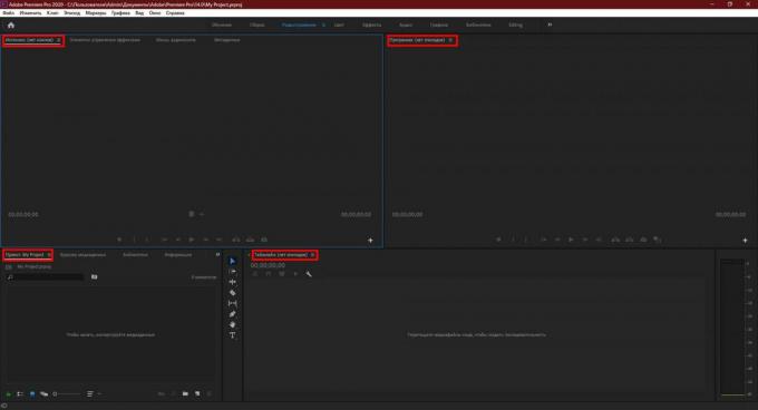 „Adobe Premiere Pro“: spustelėkite Redaguoti