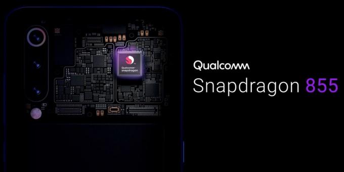 Įranga Xiaomi Mi 9: "Qualcomm Snapdragon 855 procesorius