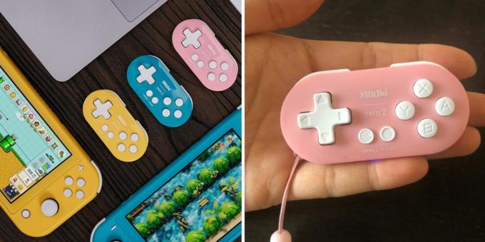 Patogūs žaidimų valdikliai: „8BitDo Zero 2“