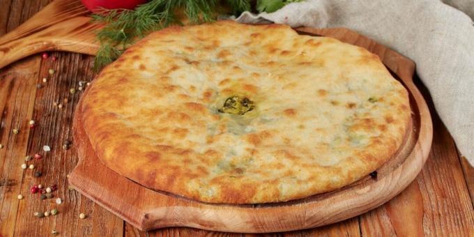 Osetijos pyragaičiai su vištiena ir sūriu