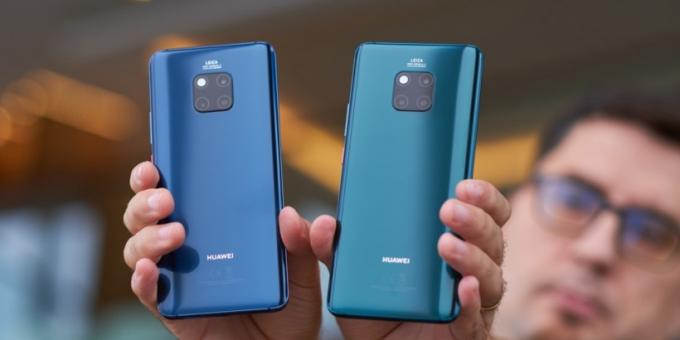 "Huawei Mate mate 20 ir 20 Pro": Kamera