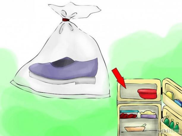 Kaip atsikratyti batų kvapas: užšaldyti