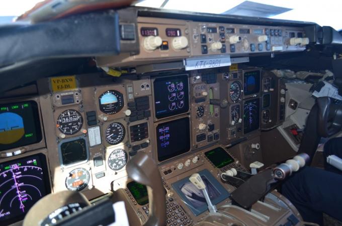 Andrew Gromozdin pilotas "Boeing" "apie darbo vietoje