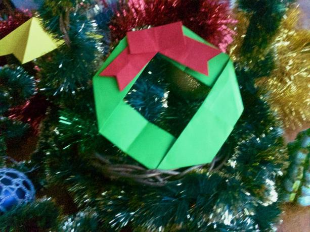 Kalėdų origami
