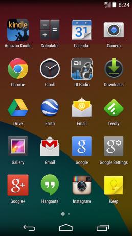 "Android 4.4" KitKat ": sąsaja