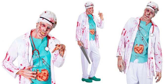 Kostiumų Helovinas: Zombie chirurgas