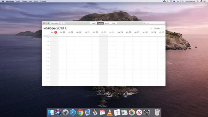 10 naudingų lustai embedded "Kalendorius» MacOS