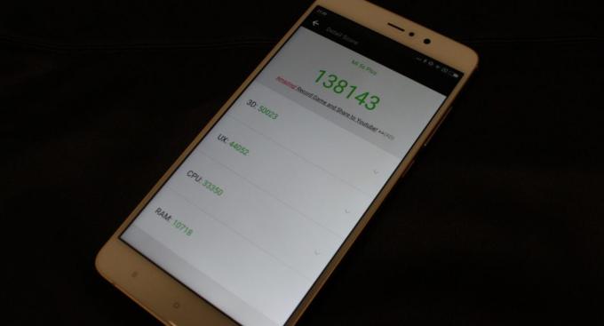 Xiaomi Mi5S plius: Sintetiniai Gairės