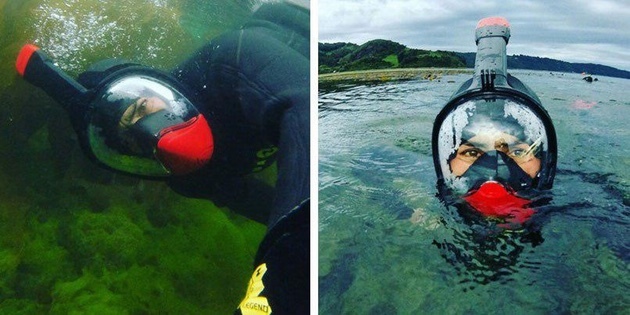 Už snorkeling kaukė