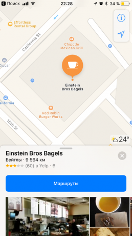 "iOS" 11: žemėlapiai
