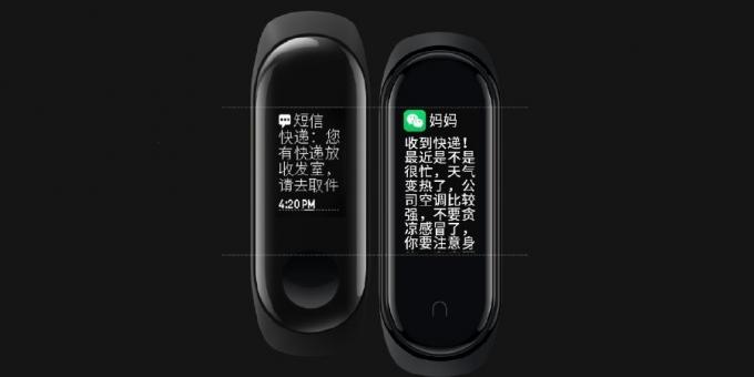 Palyginkite Ekranas "Xiaomi Mi Band 3 Mi Band" 4