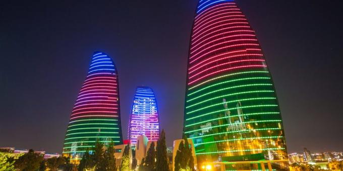 "Fleimo bokštai" Azerbaidžane