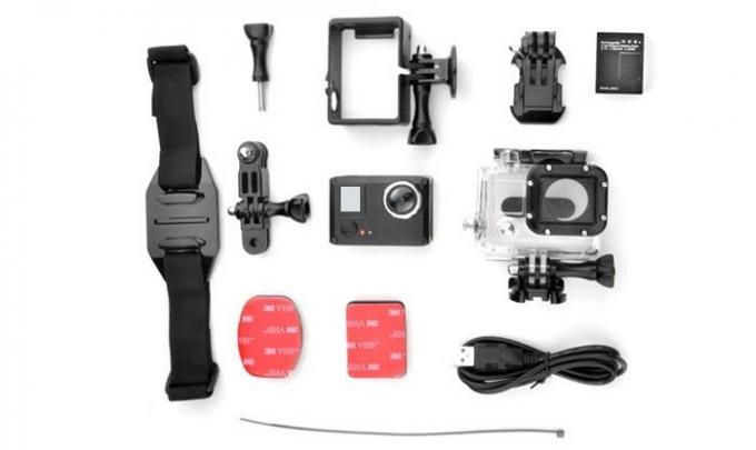 Veiksmas kamera AMKOV AMK5000S, apžvalgos, kaina