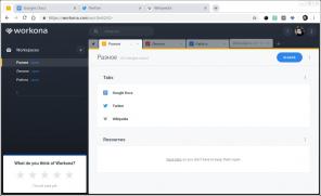 Workona už "Chrome" dalinsis visa savo skirtukus į grupes