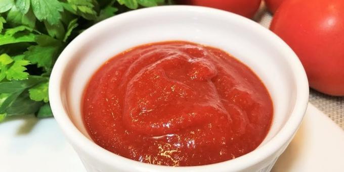 Naminis pomidorų padažas su slyvomis