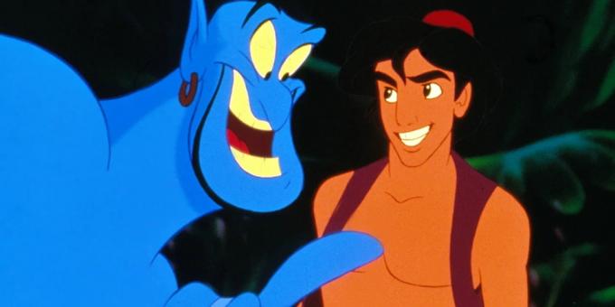 Kadras iš animacinio serialo „Aladinas“