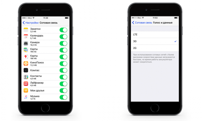 Kaip sutaupyti mobiliojo duomenų srauto iPhone su iOS 9 d. užraktas programa