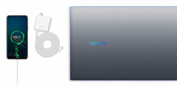„Honor“ pristato atnaujintus „MagicBook“ nešiojamus kompiuterius su greitu USB-C įkrovimu