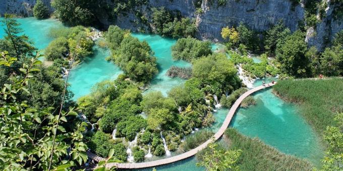 Kur eiti Europoje, Nacionalinis parkas "Plitvice Lakes", Kroatijoje