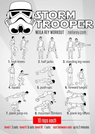 Stormtrooper treniruotės