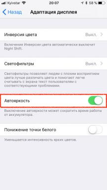 Kaip įjungti ir išjungti Auto-Brightness iOS 11