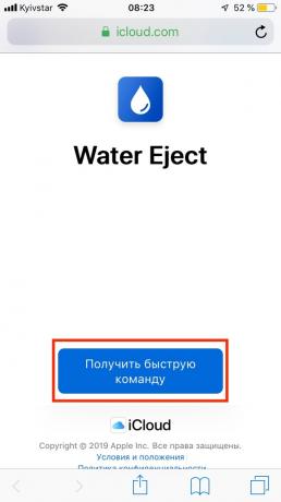 Jei vanduo patenka į iPhone: Vandens Išmesti komandų eilutę