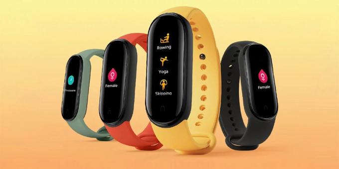 Palyginkite „Mi Band 5“ „Mi Band 4“