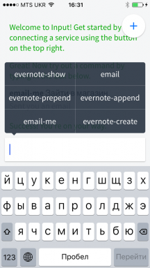 Input for iOS - Hardcore darbas su informacijos Evernote, laisvas, "Gmail", Dropbox ir kitas paslaugas