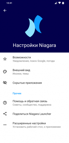 Paleidimo "Android" Niagaros paleidimo: Nustatymai