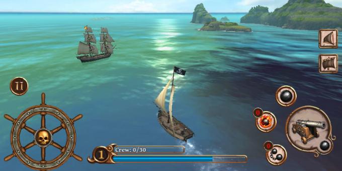 Žaidimas apie piratus: laivai mūšis: amžius piratai