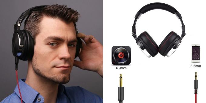 „OneOdio“ ausinės ant ausų 