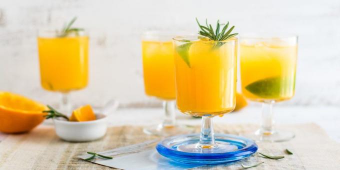 Receptus sultys. apelsinų limonado