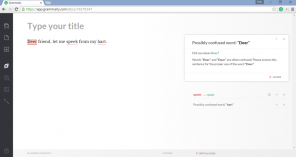 Grammarly randa klaidas anglų kalba geriau negu Word arba Google