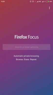 "Firefox" Focus - mobili naršyklė paranojikas ir ekonomiškas
