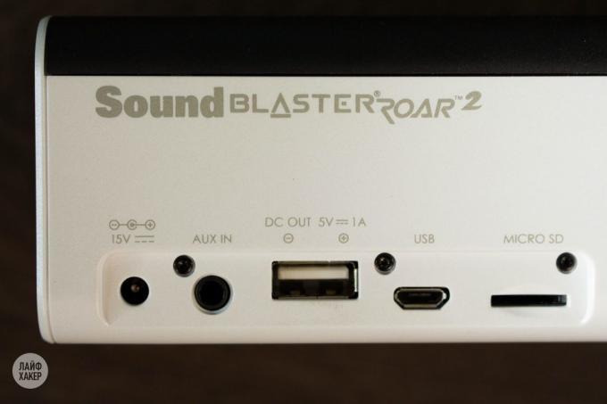 Creative Sound Blaster Roar 2: Jungtys