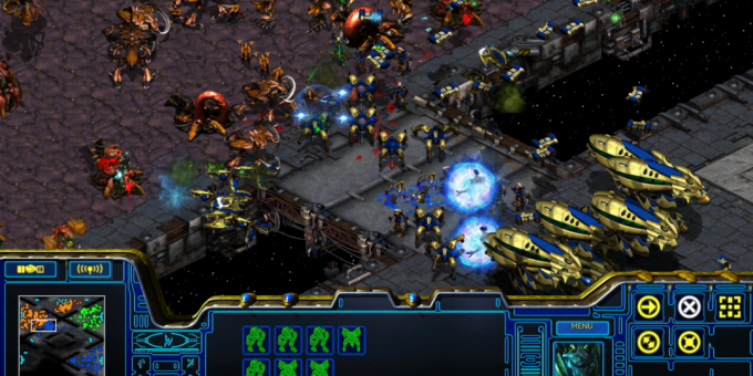 Seni žaidimai ant PC: StarCraft